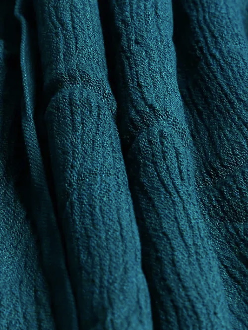 Teal Rayon Scarf