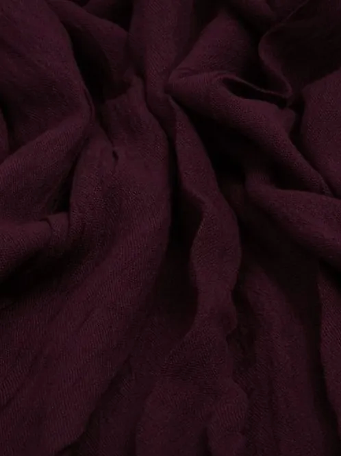 Plum Rayon Scarf