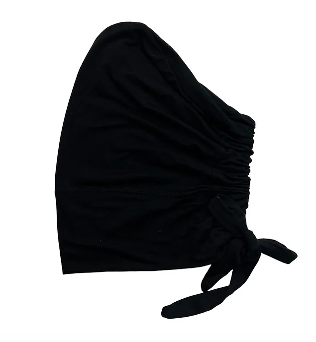 Black Bamboo Tie Hat