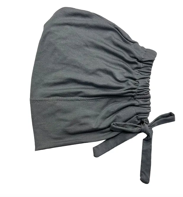 Grey Bamboo Tie Hat