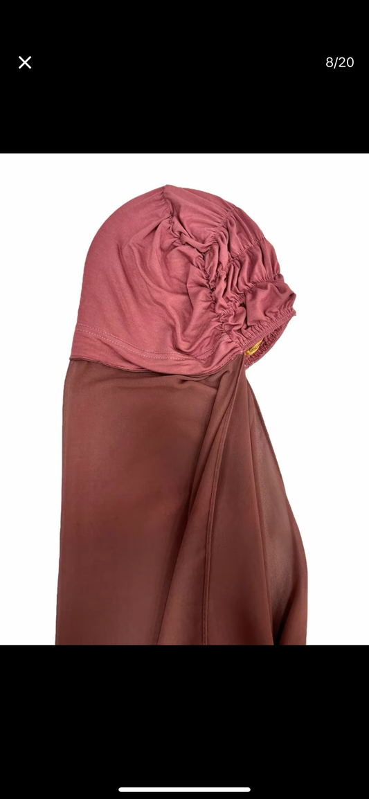 Grape Instant Chiffon Hijab