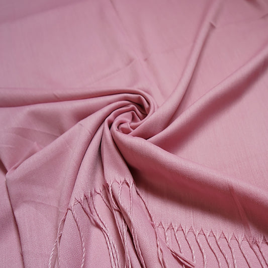 Dusty Pink Plain Pashmina Hijab