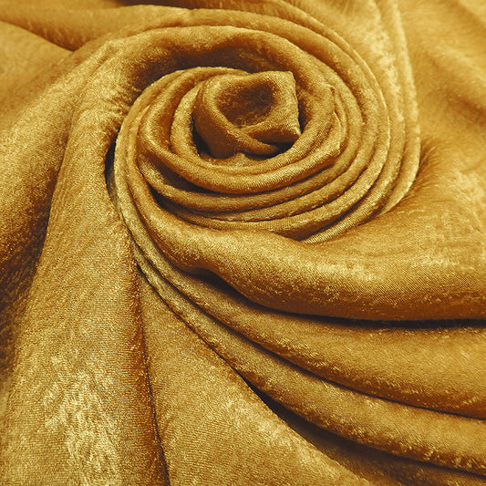 Mustard Velvet Silk Hijab