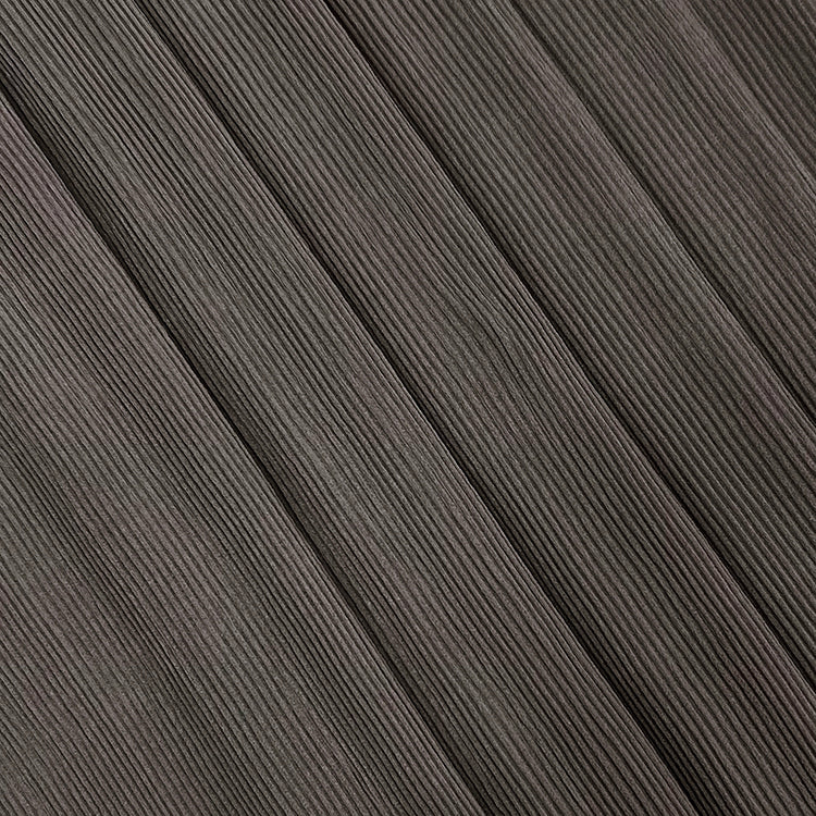 Coffee Fine Pleated Chiffon Hijab