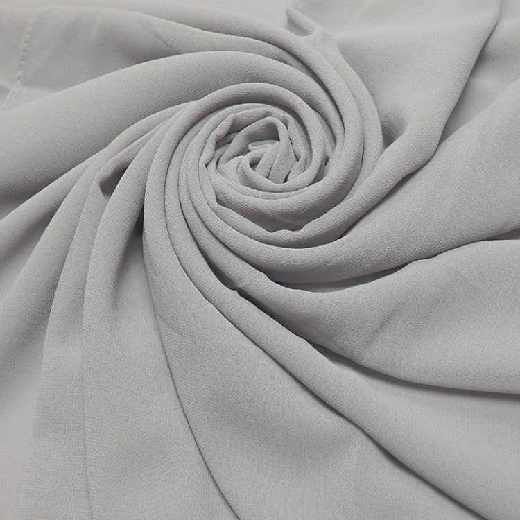 Light Grey Georgette Hijab