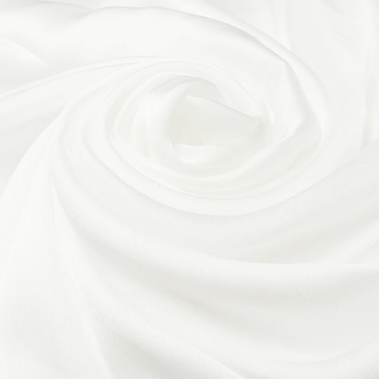White Metalic Silk Hijab
