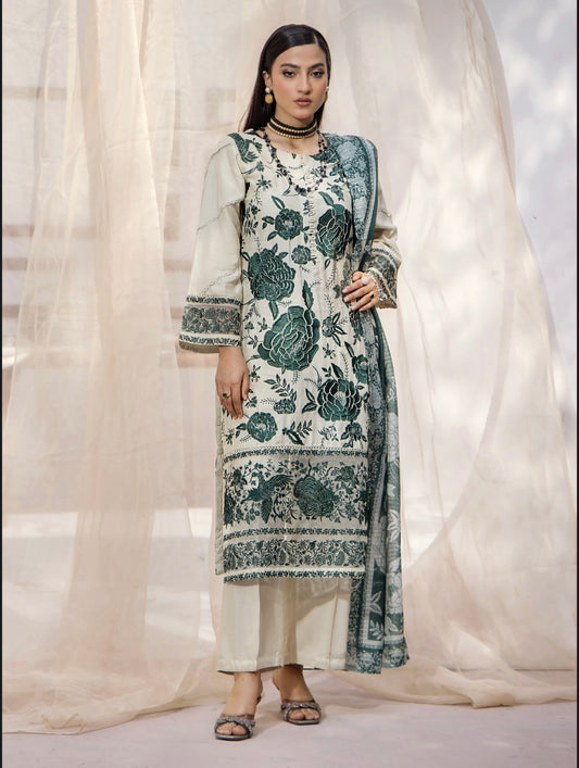 Maham Green Ready to Wear viscose