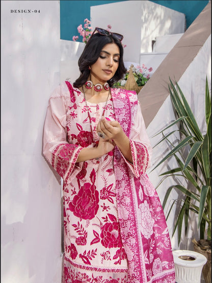 Maham Hot Pink Ready to Wear viscose