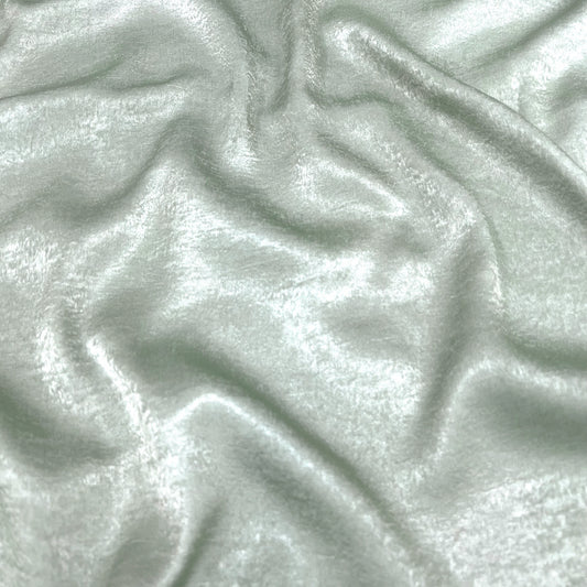 Mint Plain Velour Hijab