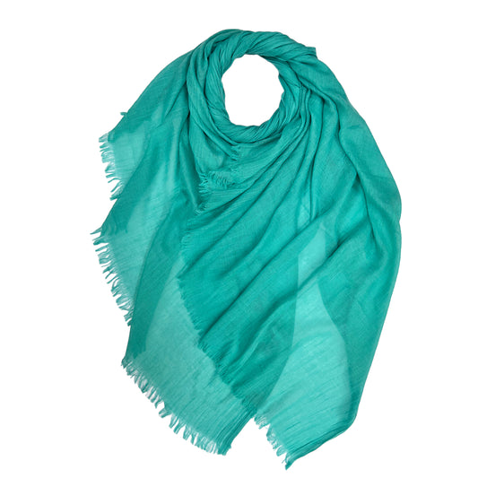 Turquoise Cotton Modal Hijab