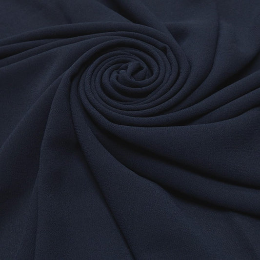 Navy Big Chiffon Hijab