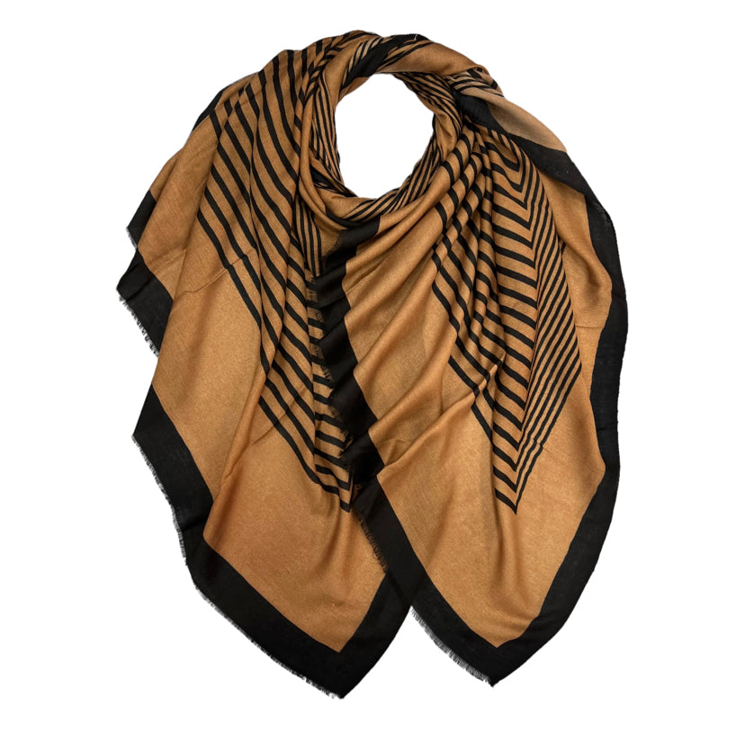 Mocca Big Maze Printed Hijab