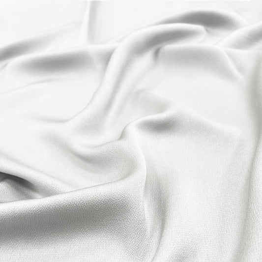White Satin Grain Hijab