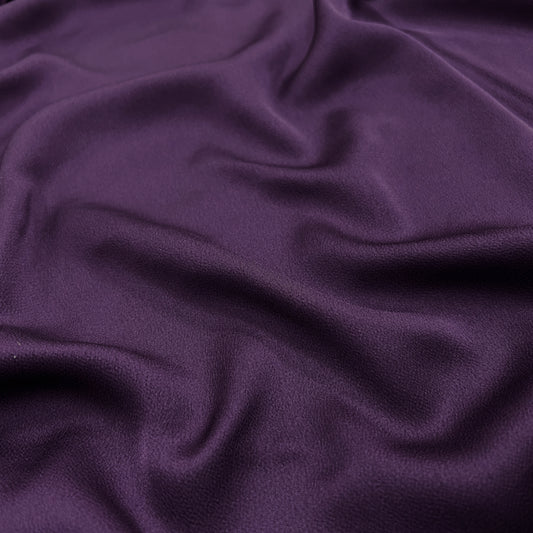 Plum Satin Grain Hijab