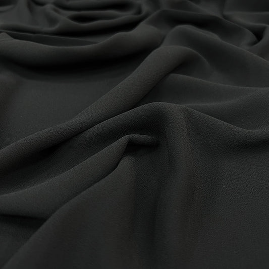 Black Pearl Chiffon Hijab