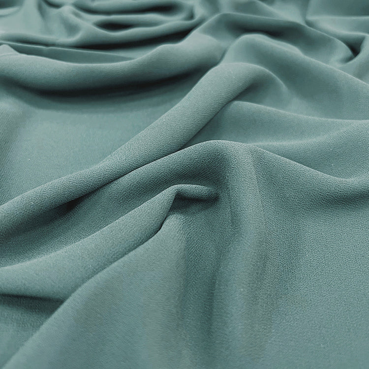Turkish Blue Pearl Chiffon Hijab