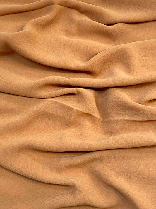 Dark Gold Pearl Chiffon Hijab