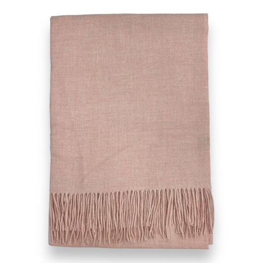 Oatmeal Fine Plain Cashmere Shawl
