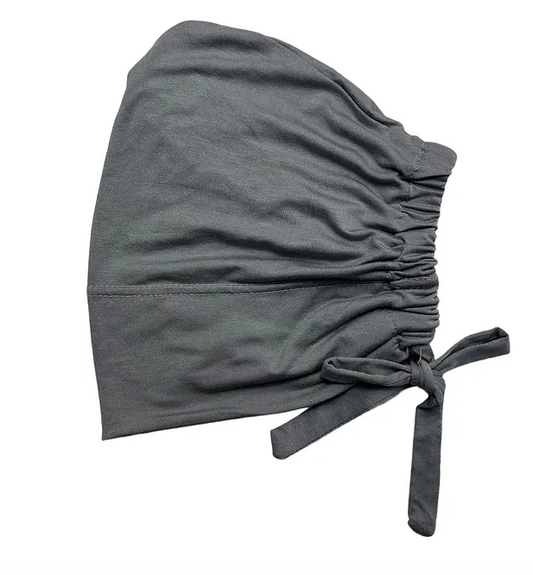 Grey Bamboo Tie Hat