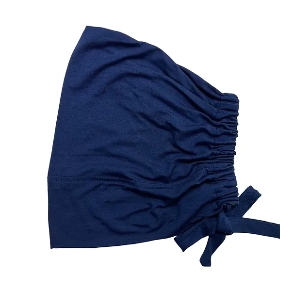Navy Bamboo Tie Hat